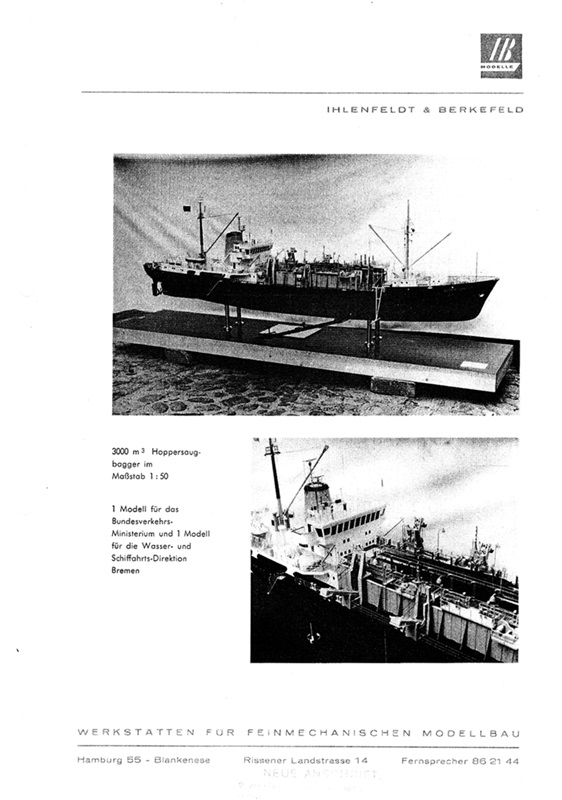 Auszug aus Image Broschüre I&B Modellbau 1960er Jahre (mit freundlicher Genehmigung des Herausgebers)