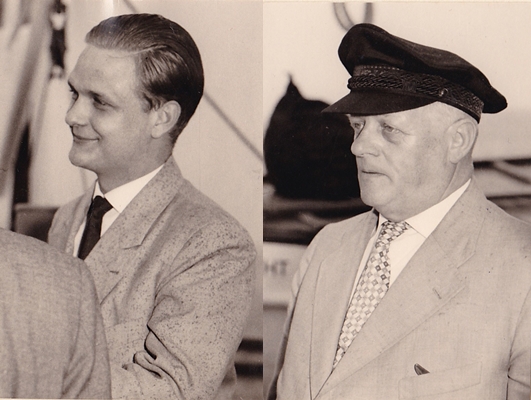 Konsul J.-H. Kremer und Max Kremer - ca. 1965