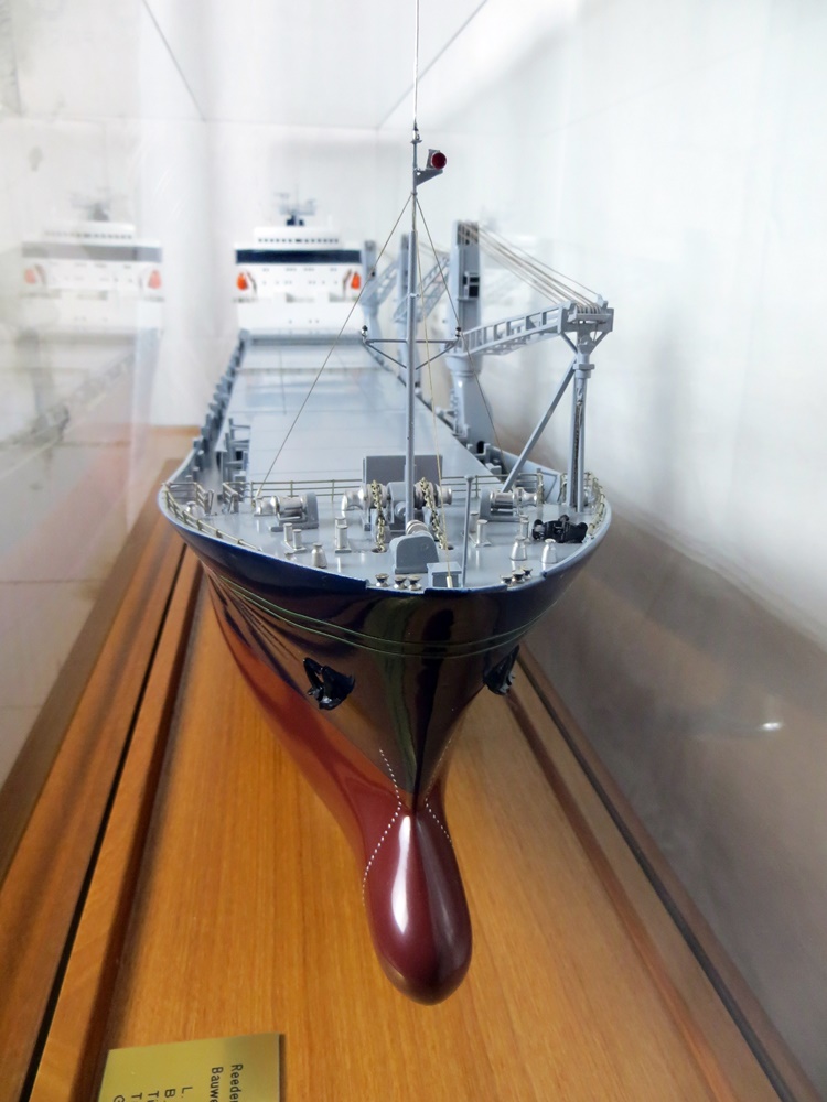 Detailaufnahme aus der Sammlung - Werftmodell aus der Werkstatt von G. Schmidt Modellbau, Flensburg